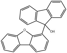 9H-Fluoren-9-ol, 9-(4-dibenzofuranyl)- Struktur