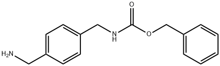 Benzyl 4-(aminomethyl)benzylcarbamate 化学構造式