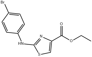 ETHYL 4-((4-BROMOPHENYL)AMINO)-3,5-THIAZOLECARBOXYLATE, 165682-91-7, 结构式