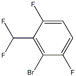 2-溴-3-(二氟甲基)-1,4-二氟苯, 1672663-79-4, 结构式