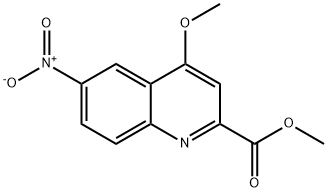 4-Methoxy-6-nitro-quinoline-2-carboxylic acid methyl ester,169831-75-8,结构式