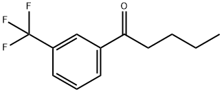 1-Pentanone, 1-[3-(trifluoromethyl)phenyl]- Struktur