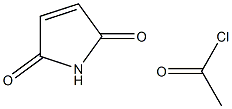 1H-Pyrrole-1-acetyl chloride, 2,5-dihydro-2,5-dioxo- Structure