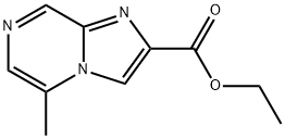 5-甲基咪唑并[1,2-A]吡嗪-2-羧酸乙酯 结构式