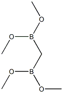 Boronic acid, methylenebis-, tetramethyl ester Structure