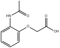 Acetic acid,2-[2-(acetylamino)phenoxy]- Structure