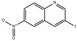 3-iodo-6-nitroquinoline Struktur