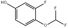 4-(DIFLUOROMETHOXY)-3-FLUOROPHENOL Struktur