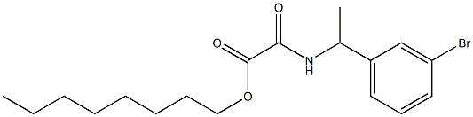 Acetic acid, [[1-(3-bromophenyl)ethyl]amino]oxo-, octyl ester