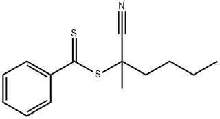 2-CYANO-2-HEXYLBENZODITHIOLATE, 1858249-76-9, 结构式