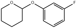2-(3-氟苯氧基)四氢-2H-吡喃, 185913-28-4, 结构式