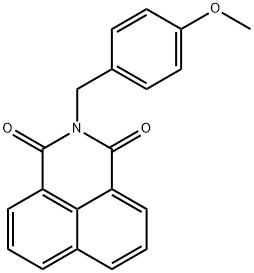 2-(4-methoxybenzyl)-1H-benzo[de]isoquinoline-1,3(2H)-dione Structure