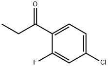 1-(4-CHLORO-2-FLUOROPHENYL)PROPAN-1-ONE Struktur