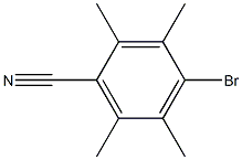 4-溴-2,3,5,6-四甲基苯甲腈, 188984-14-7, 结构式