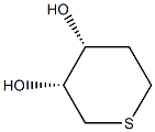 CIS-tetrahydro-2H-thiopyran-3,4-diol Struktur