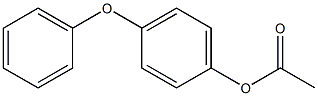 Phenol, 4-phenoxy-, acetate Struktur