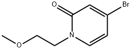 4-Bromo-1-(2-methoxyethyl)pyridin-2(1H)-one Struktur