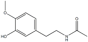 Acetamide, N-[2-(3-hydroxy-4-methoxyphenyl)ethyl]- Structure