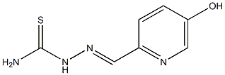 5-Hydroxypicolinaldehyde thiosemicarbazone, 19494-89-4, 结构式