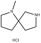 1-methyl-1,7-diazaspiro[4.4]nonane dihydrochloride Struktur