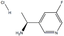 (S)-1-(5-Fluoropyridin-3-yl)ethanamine hydrochloride Structure