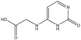 2-[(2-oxo-3H-pyrimidin-4-yl)amino]acetic acid,19674-84-1,结构式