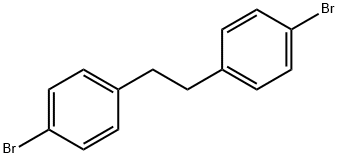 1,2-ビス(4-ブロモフェニル)エタン 化学構造式