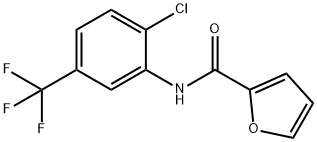 N-[2-chloro-5-(trifluoromethyl)phenyl]furan-2-carboxamide Struktur