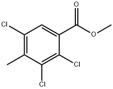2,3,5-三氯-4-甲基苯甲酸甲酯,203573-15-3,结构式