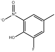 2-Fluoro-4-methyl-6-nitro-phenol 结构式