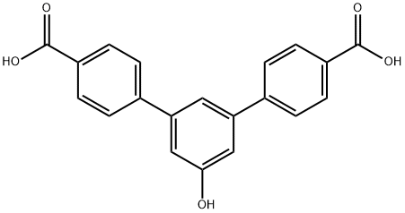 5'-hydroxy-[1,1':3',1''-terphenyl]-4,4''-dicarboxylic acid Struktur