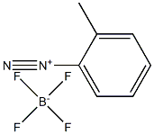 Benzenediazonium, 2-methyl-, tetrafluoroborate(1-) Struktur
