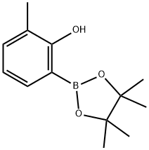 2-Hydroxy-3-methylphenylboronic acid pinacol ester Structure