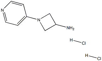1-(吡啶-4-基)氮杂环丁烷-3-胺盐酸盐 结构式