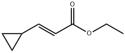 ethyl (2E)-3-cyclopropylacrylate,21014-26-6,结构式