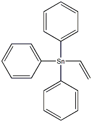 Stannane,ethenyltriphenyl- Structure