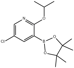 5-Chloro-2-isopropoxypyridine-3-boronic acid pinacol ester Struktur
