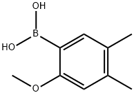 4,5-Dimethyl-2-methoxyphenylboronic acid Struktur
