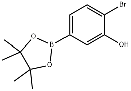 4-Bromo-3-hydroxyphenylboronic acid pinacol ester Struktur