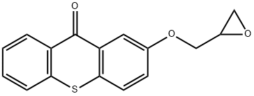 2-缩水甘油醚氧基噻吨酮 结构式