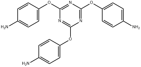 Benzenamine,4,4',4''-[1,3,5-triazine-2,4,6-triyltris(oxy)]tris- 化学構造式