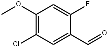 5-Chloro-2-fluoro-4-methoxy-benzaldehyde Struktur