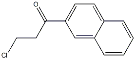 1-Propanone, 3-chloro-1-(2-naphthalenyl)- Structure