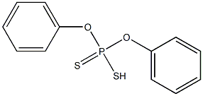Phosphorodithioic acid,O,O-diphenyl ester 化学構造式