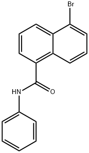 5-bromo-N-phenylnaphthalene-1-carboxamide Structure