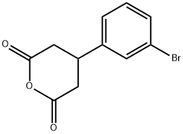 4-(3-溴苯基)二氢-2H-吡喃-2,6(3H)-二酮 结构式