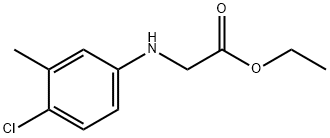 Glycine,N-(4-chloro-m-tolyl)-, ethyl ester (7CI,8CI) Structure