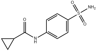 N-(4-sulfamoylphenyl)cyclopropanecarboxamide Struktur