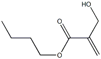 butyl 2-(hydroxymethyl)prop-2-enoate 结构式