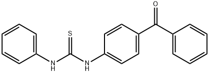 1-(4-benzoylphenyl)-3-phenylthiourea Structure